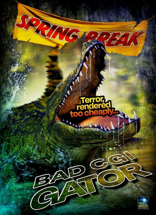 Плохо нарисованный аллигатор / Bad CGI Gator
